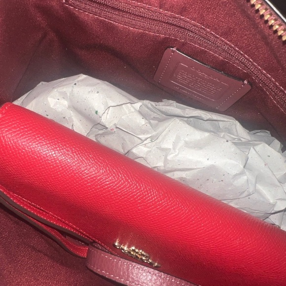 Coach Red Satchel - Picture 3 of 4